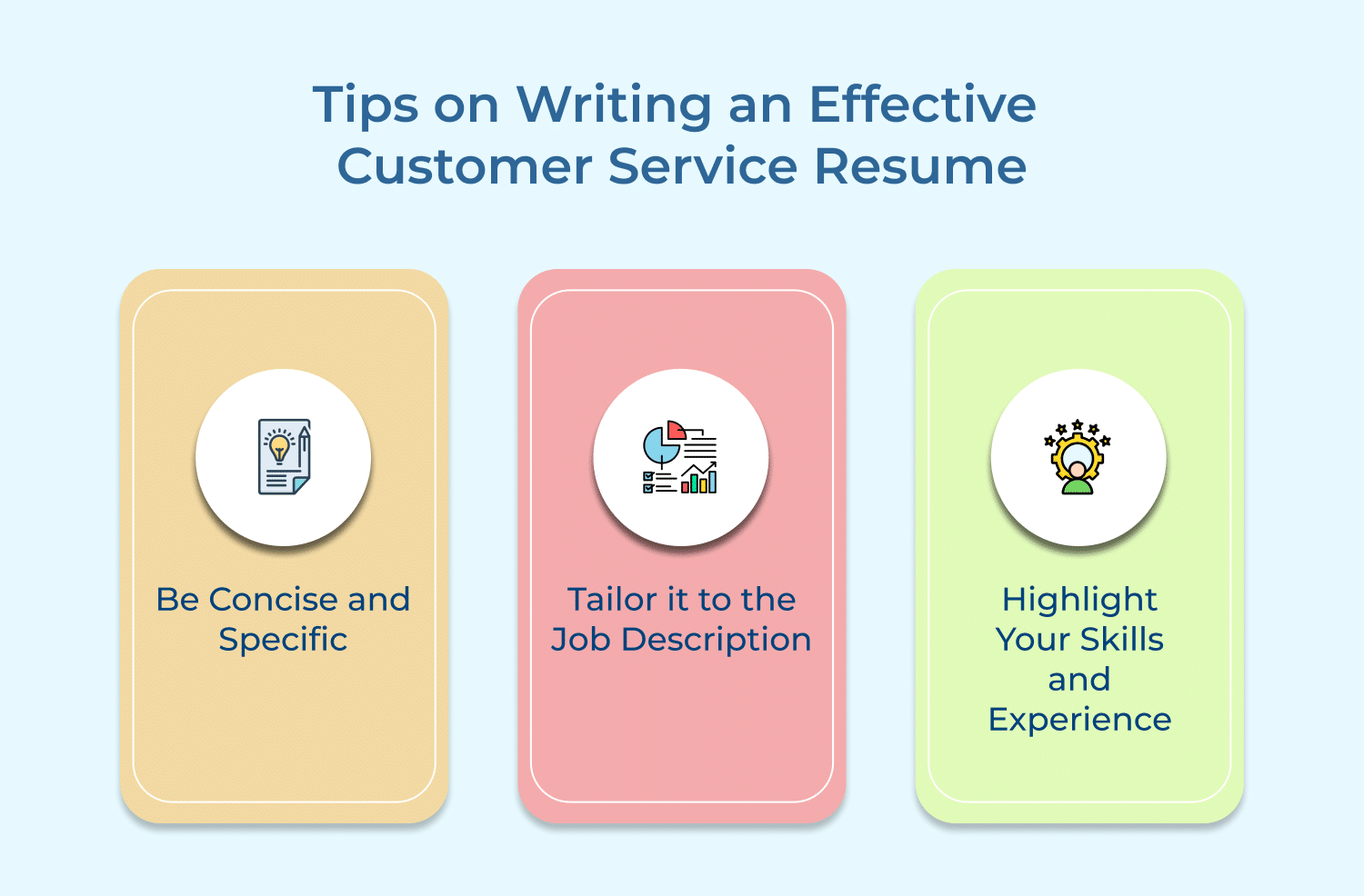 Tips on writing an effective customer service resume