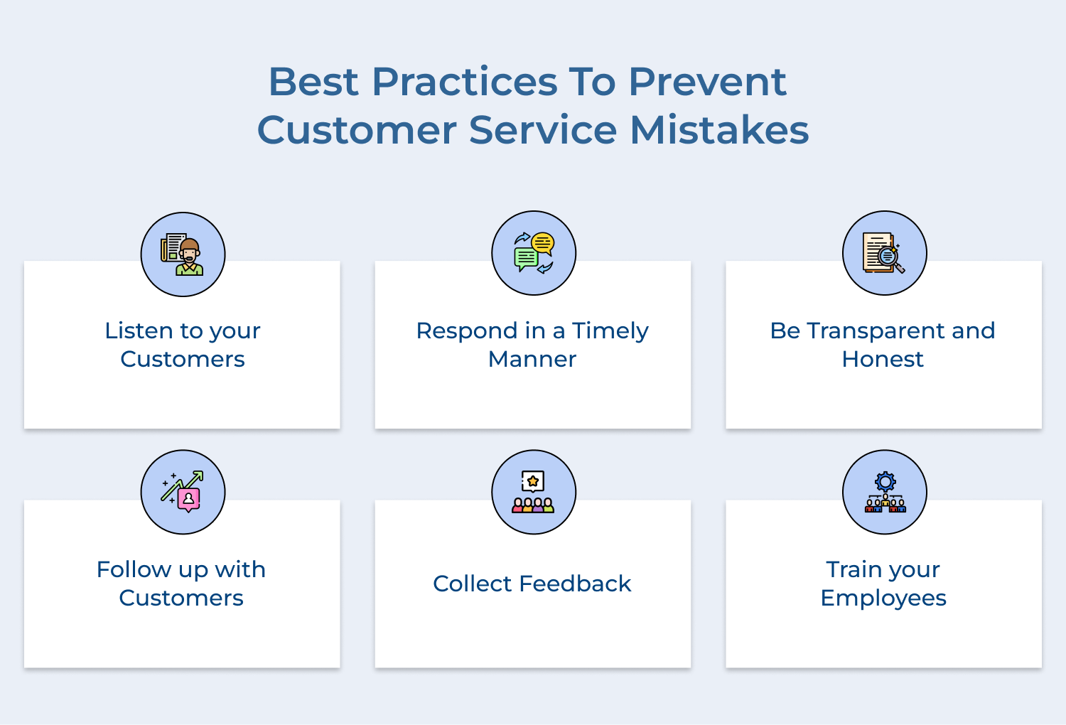 Best practices to prevent customer service mistakes