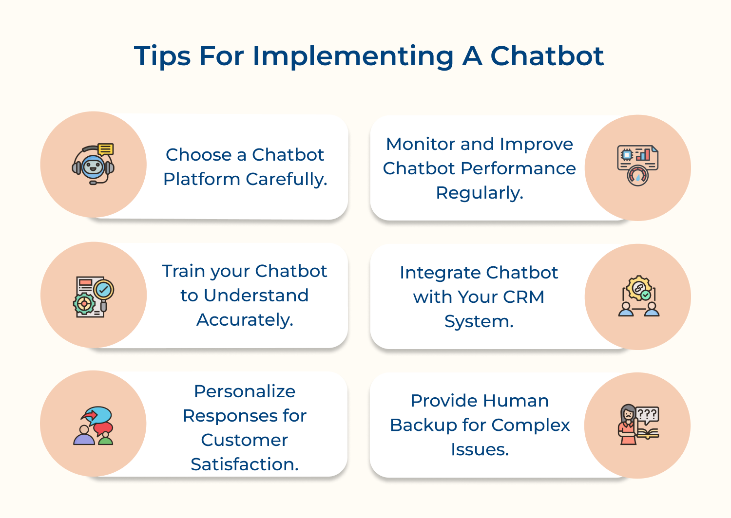 Tips for implementing a chatbot