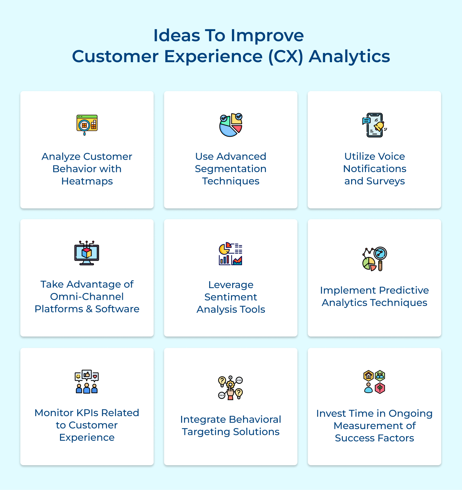Ideas to improve customer experience (CX) analytics
