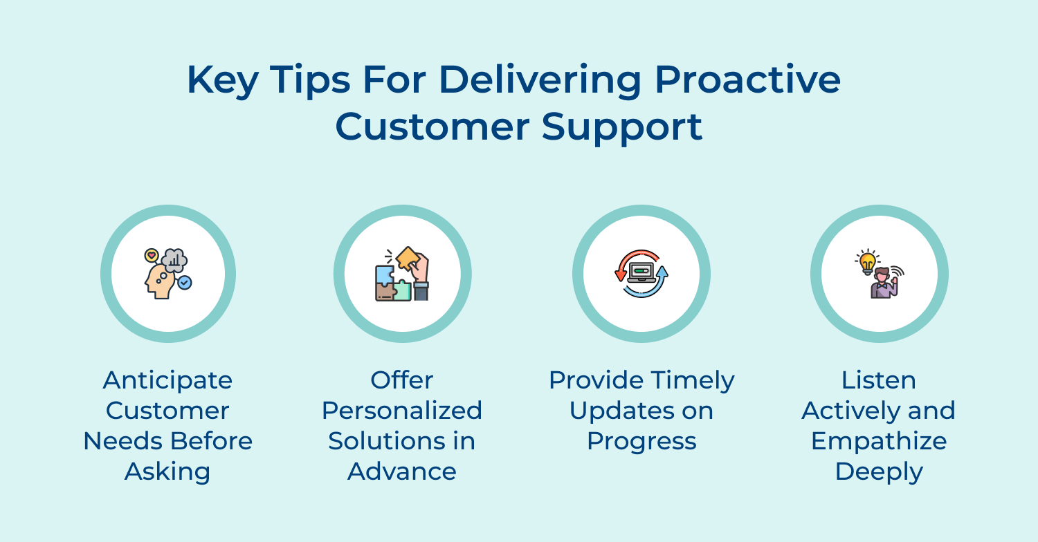 Delivering proactive customer support key tips