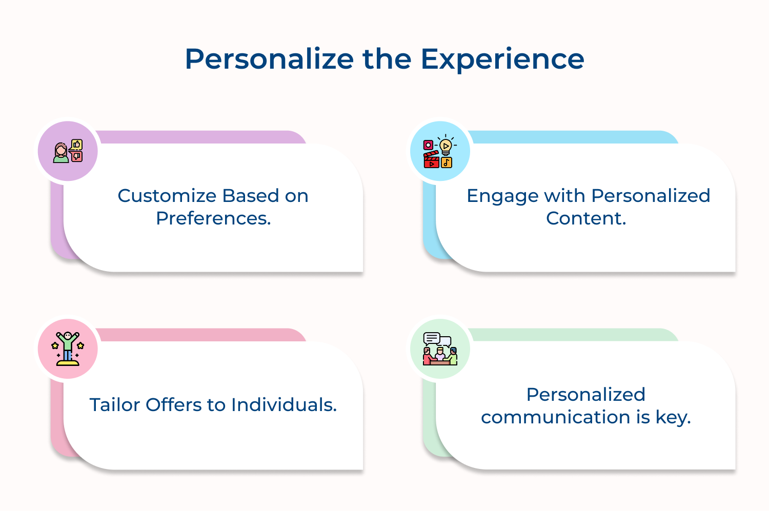 Personalize the experience