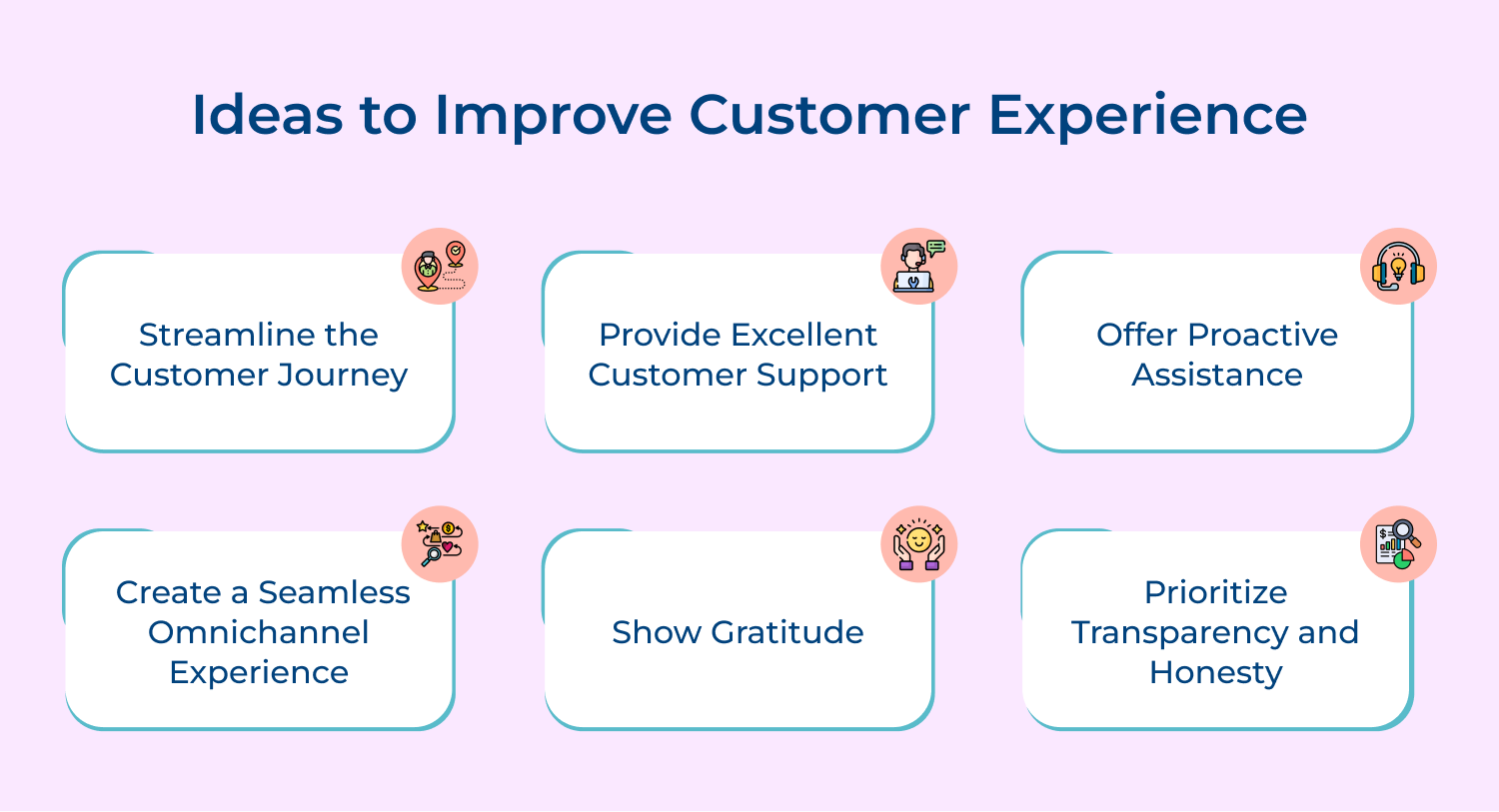 Ideas to improve customer experience
