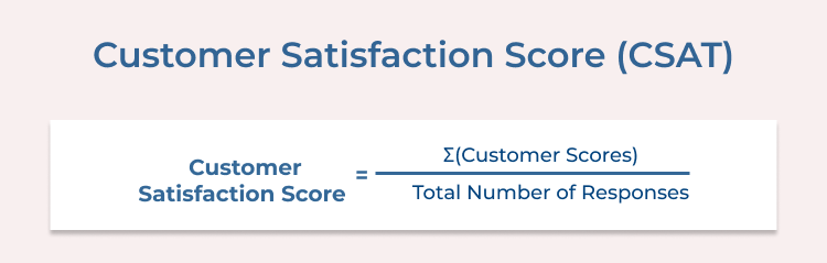 Customer Satisfaction Score 