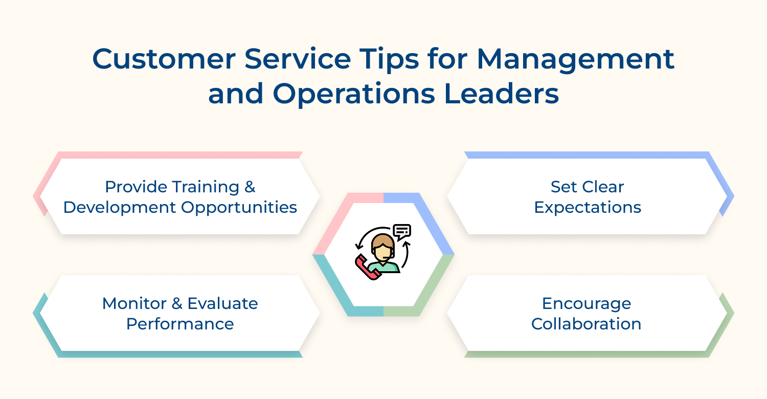 Customer service tips for management and operations leaders