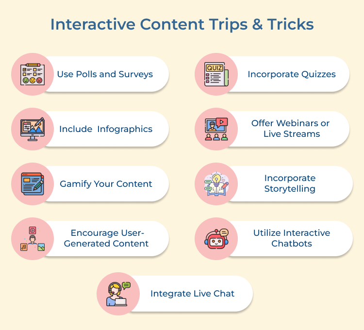 Interactive Content Trips & Tricks