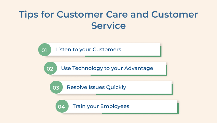 Customer Care and Customer Service Tips