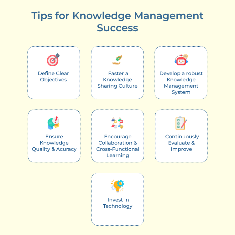 Knowledge Management Success Tips