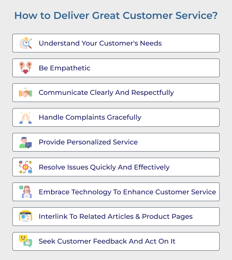 Deliver Great Customer Service