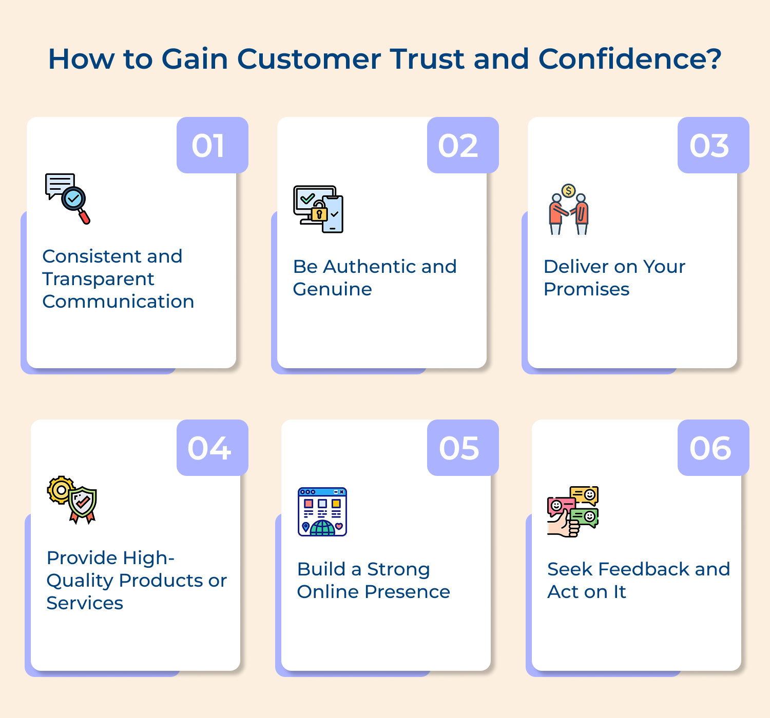 How to gain customer trust and confidence