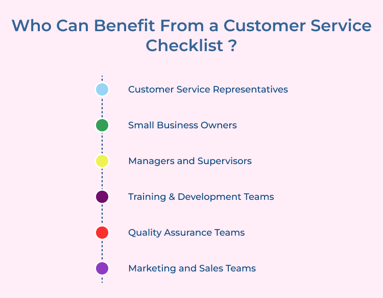 Customer Service Checklist Benefit