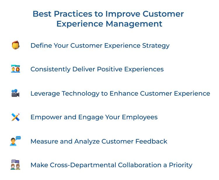 Best Practices to Improve Customer Experience Management