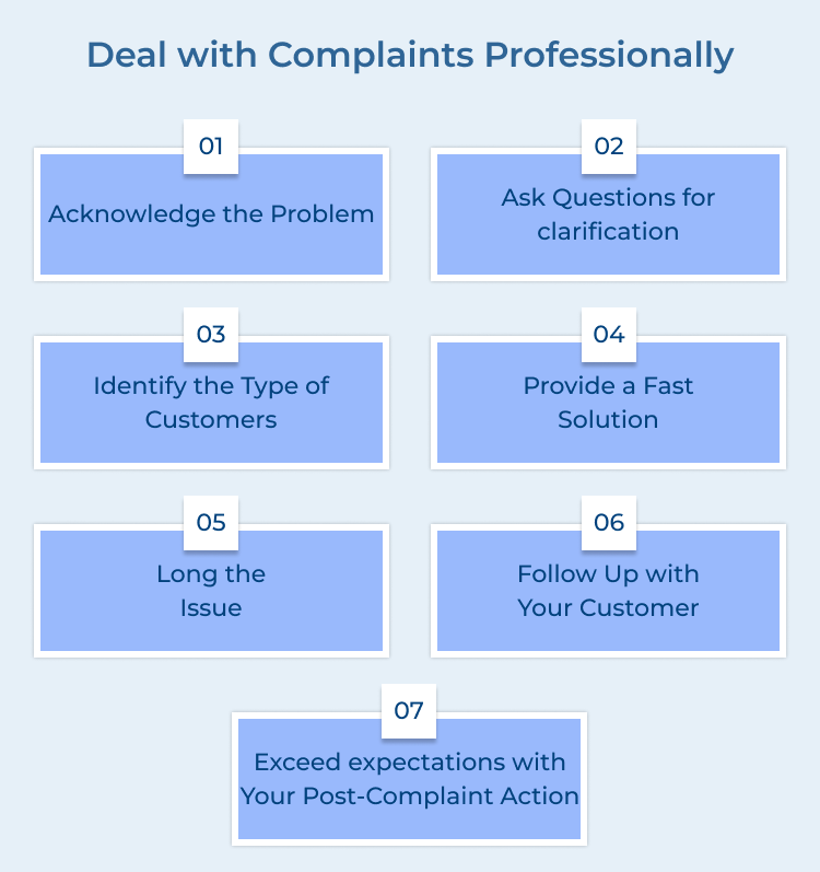 Deal with Complaints Professionally