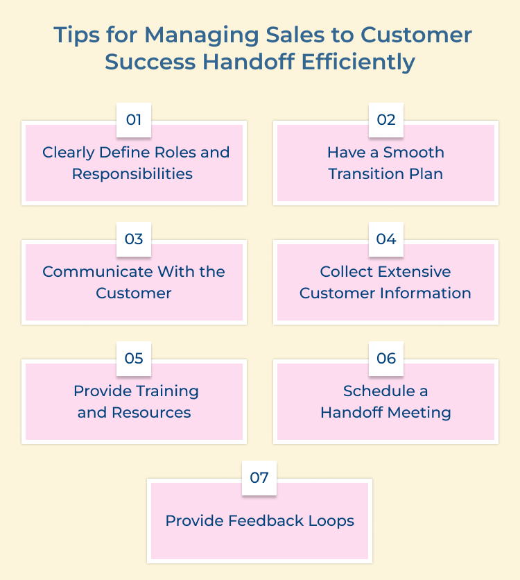 Manage Sales to Customer Success Handoff Tips