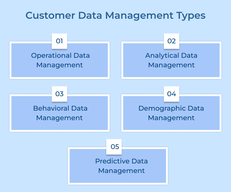Customer Data Management Types