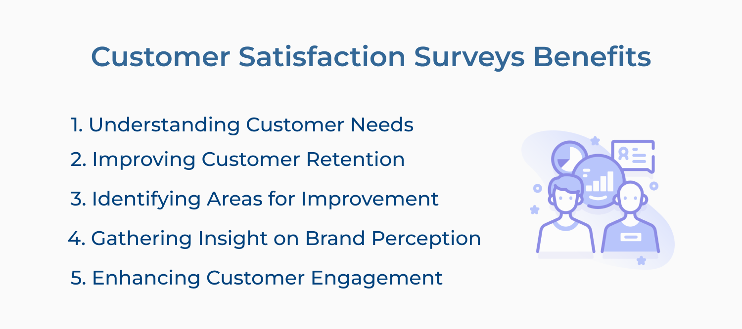 Customer satisfaction surveys Benefits