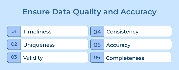 Ensure Data Quality and Accuracy