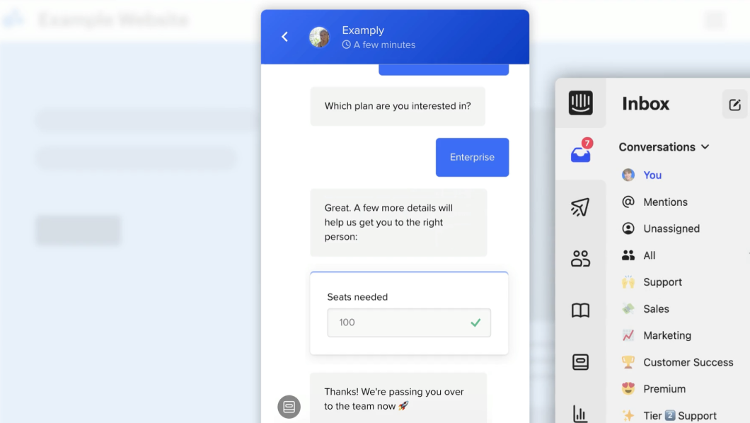 Intercom Live Chat Tools