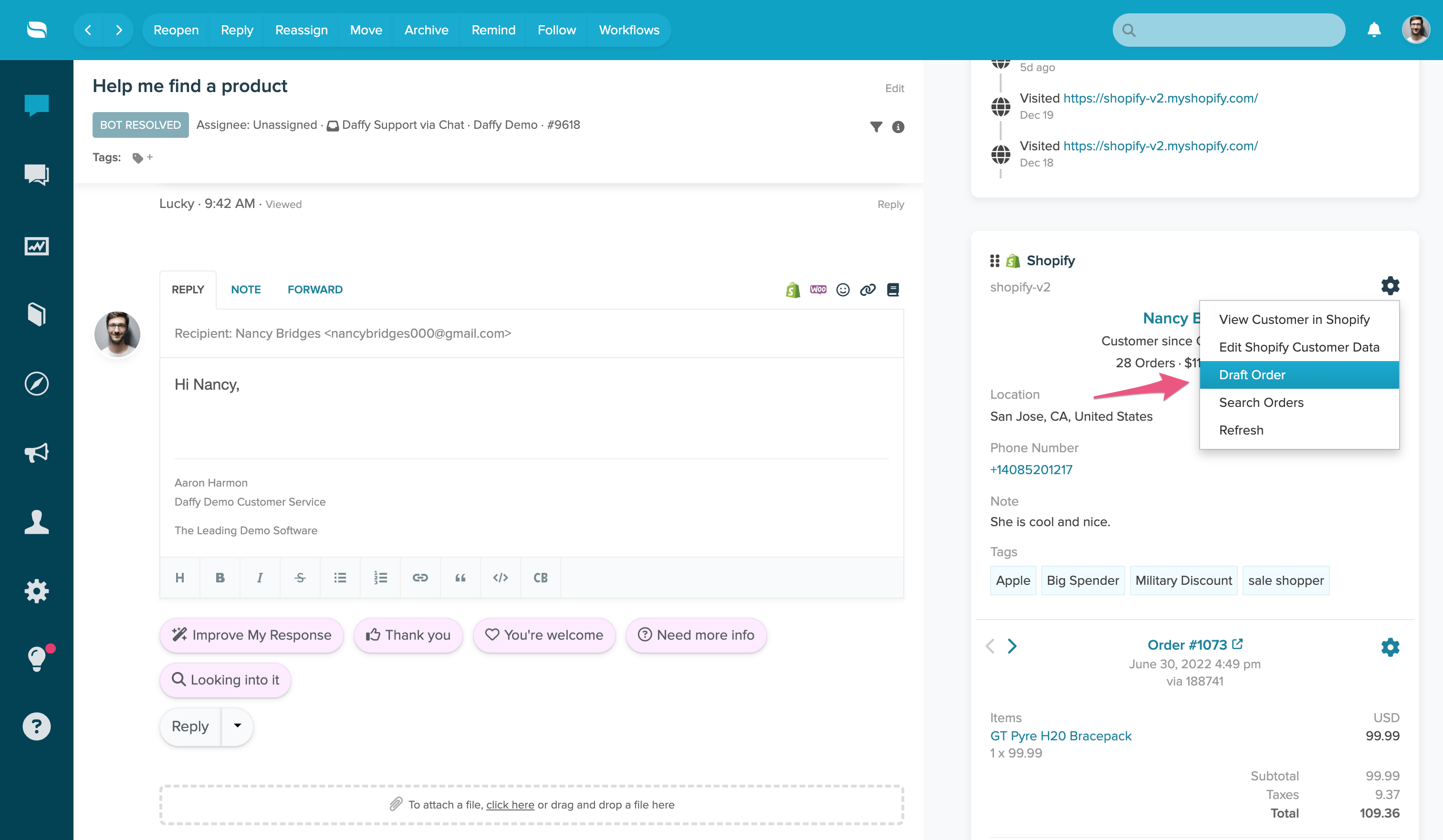 Reamaze Shopify Customer Service Apps