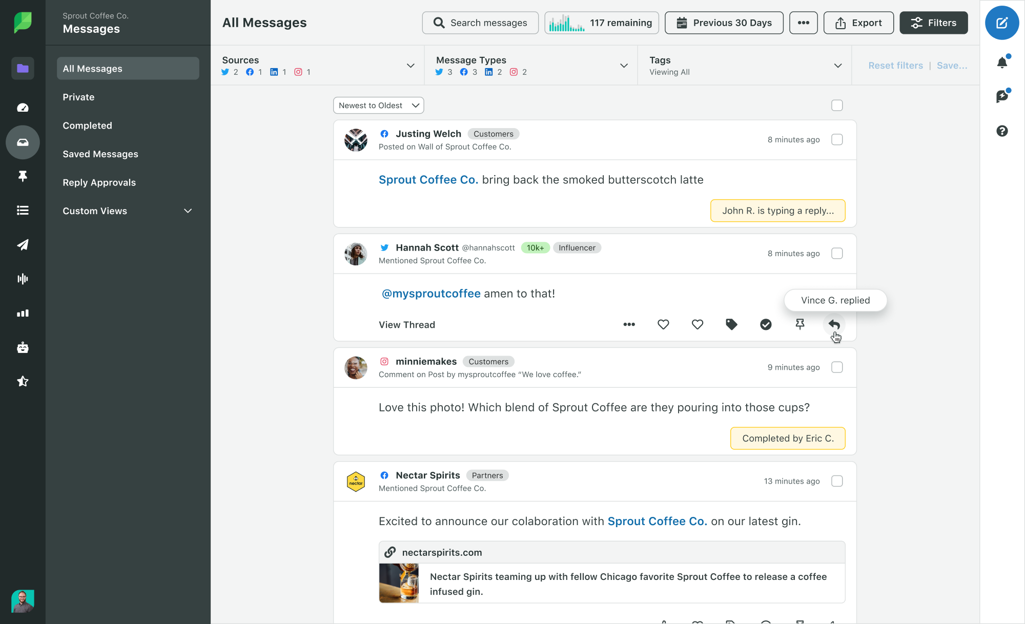 Sprout Social Social Media Customer Service Software