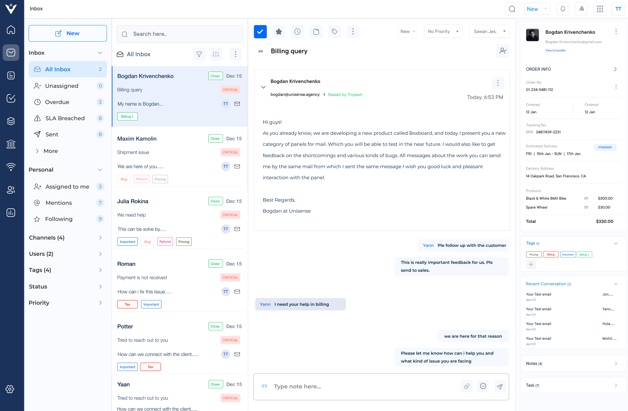 Veemo Customer Service Tools