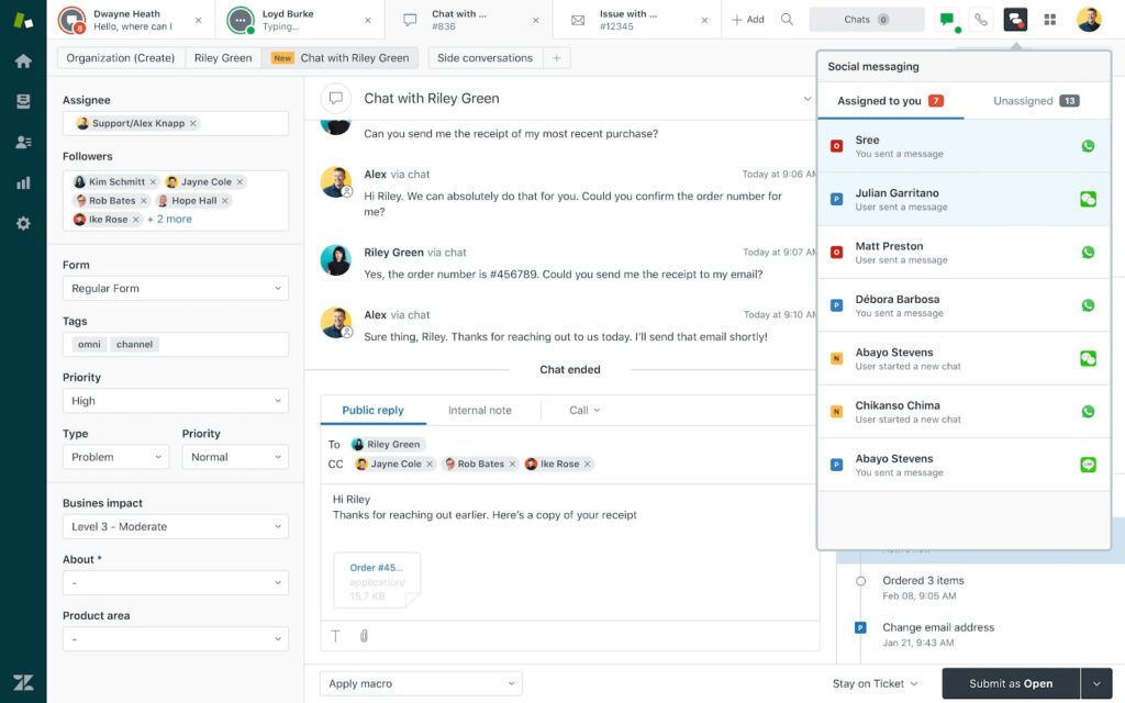 Zendesk Customer Engagement