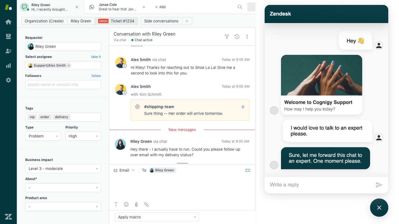 zendesk Chat Dashboard