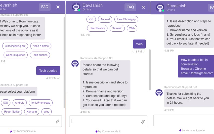 Dialogflow Chatbots