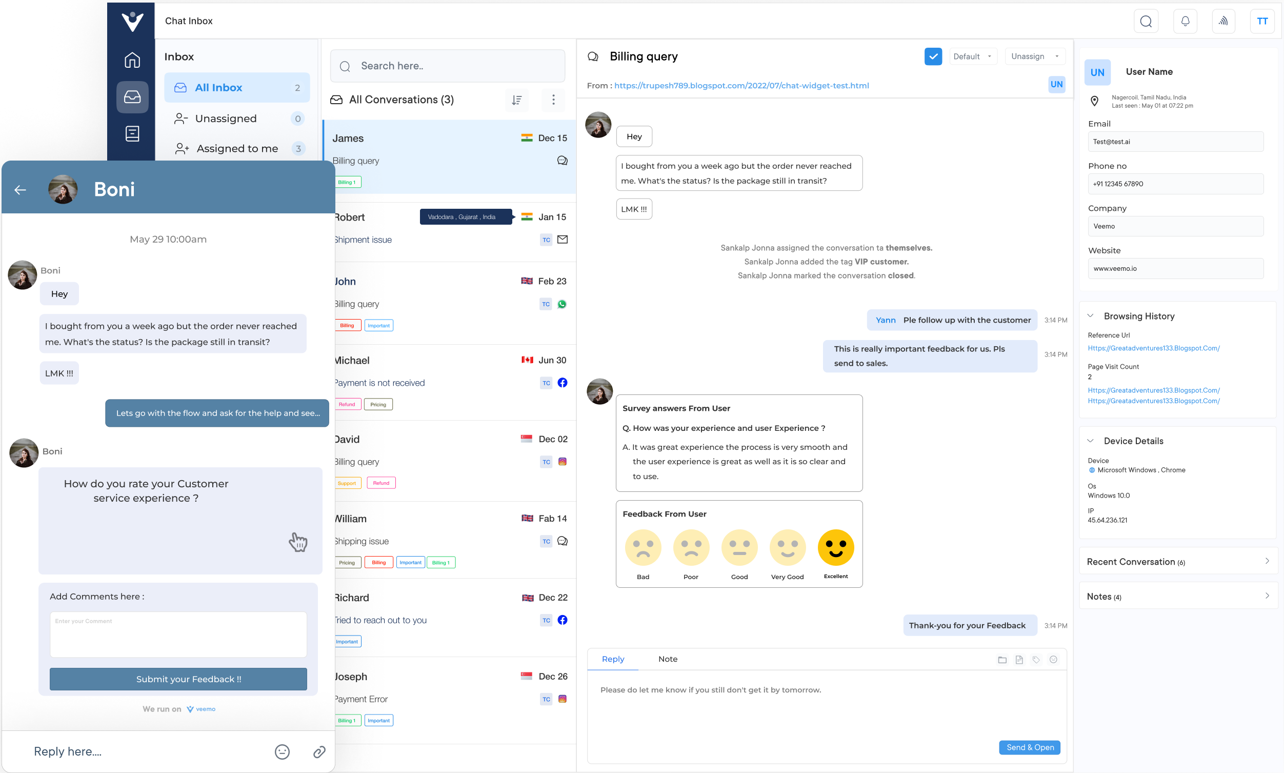 Veemo Chatbot