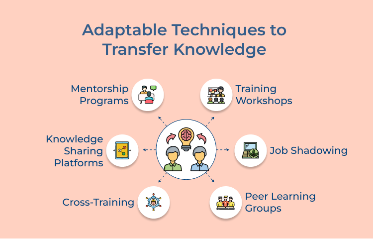 Adaptable techniques to transfer knowledge 