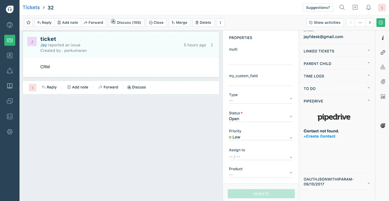 Freshdesk Social Media Customer Service Software