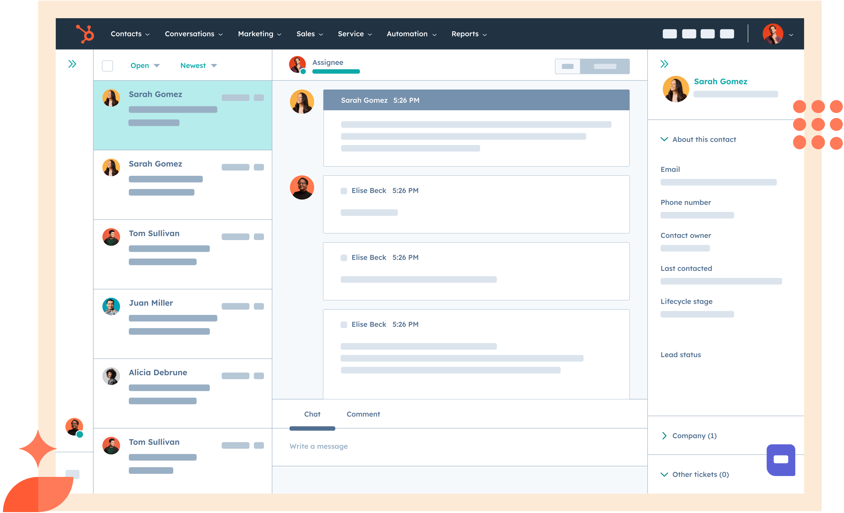 HubSpot Customer Engagement tools
