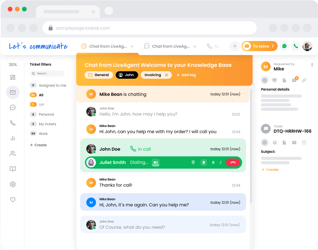 LiveAgent Customer Service Software for Small Businesses