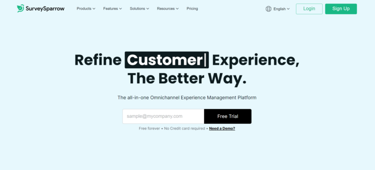 SurveySparrow Customer Engagement Tools