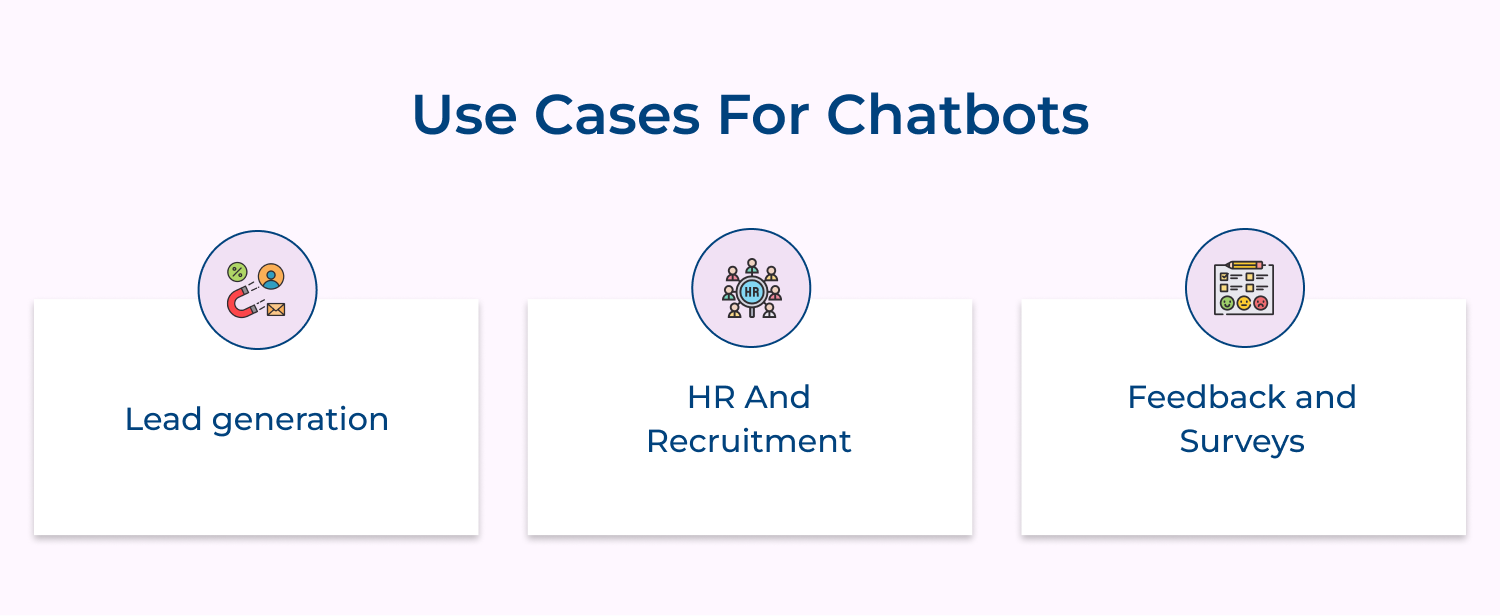 Use cases for chatbots