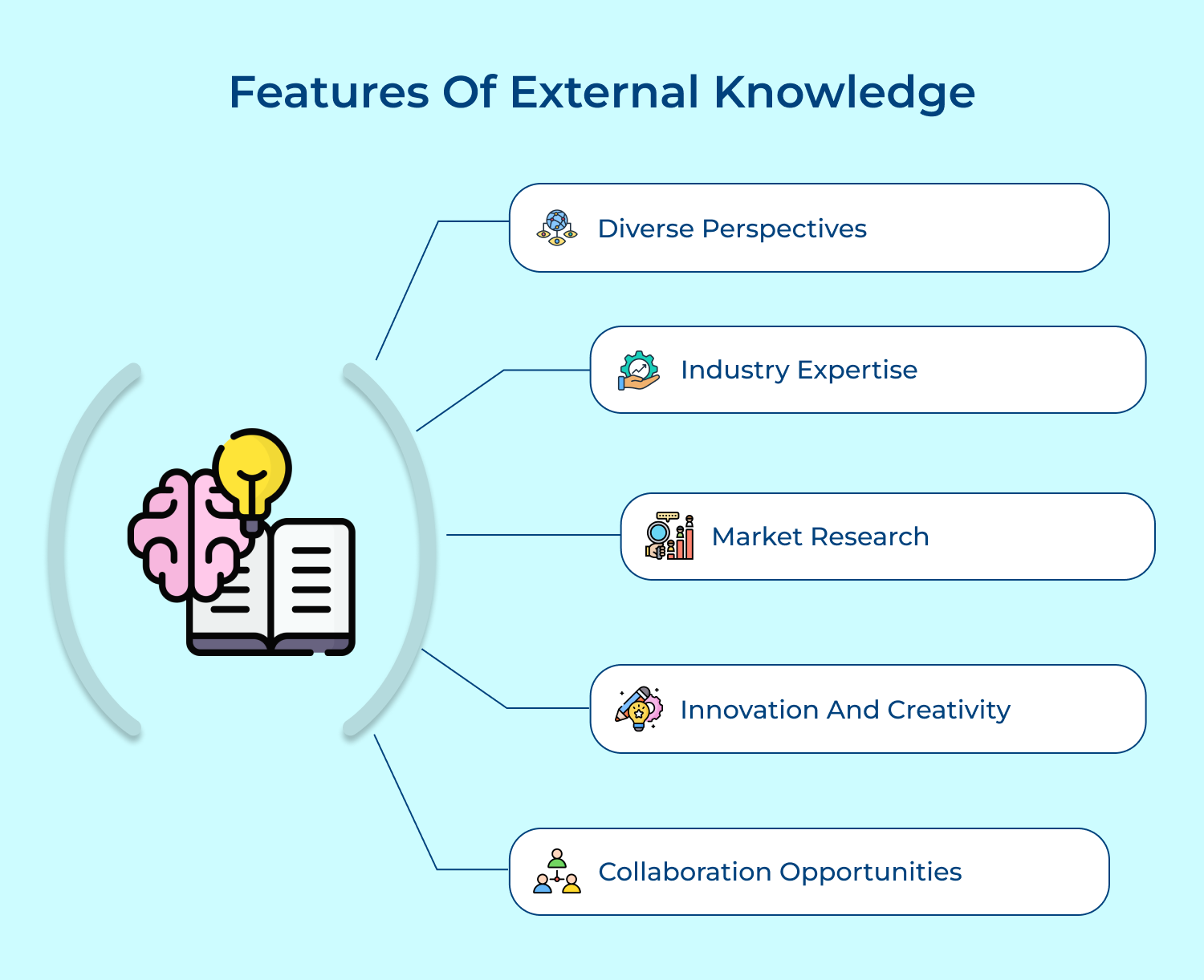 Features of external knowledge