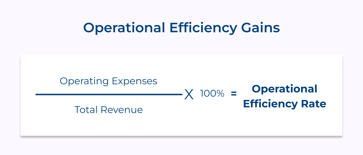 Operational efficiency gains