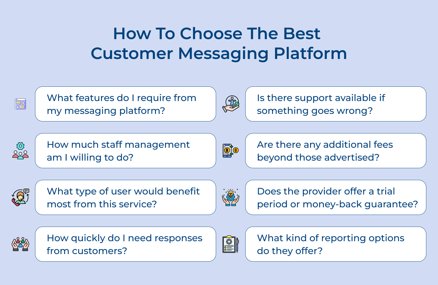 How to choose the best customer messaging platform