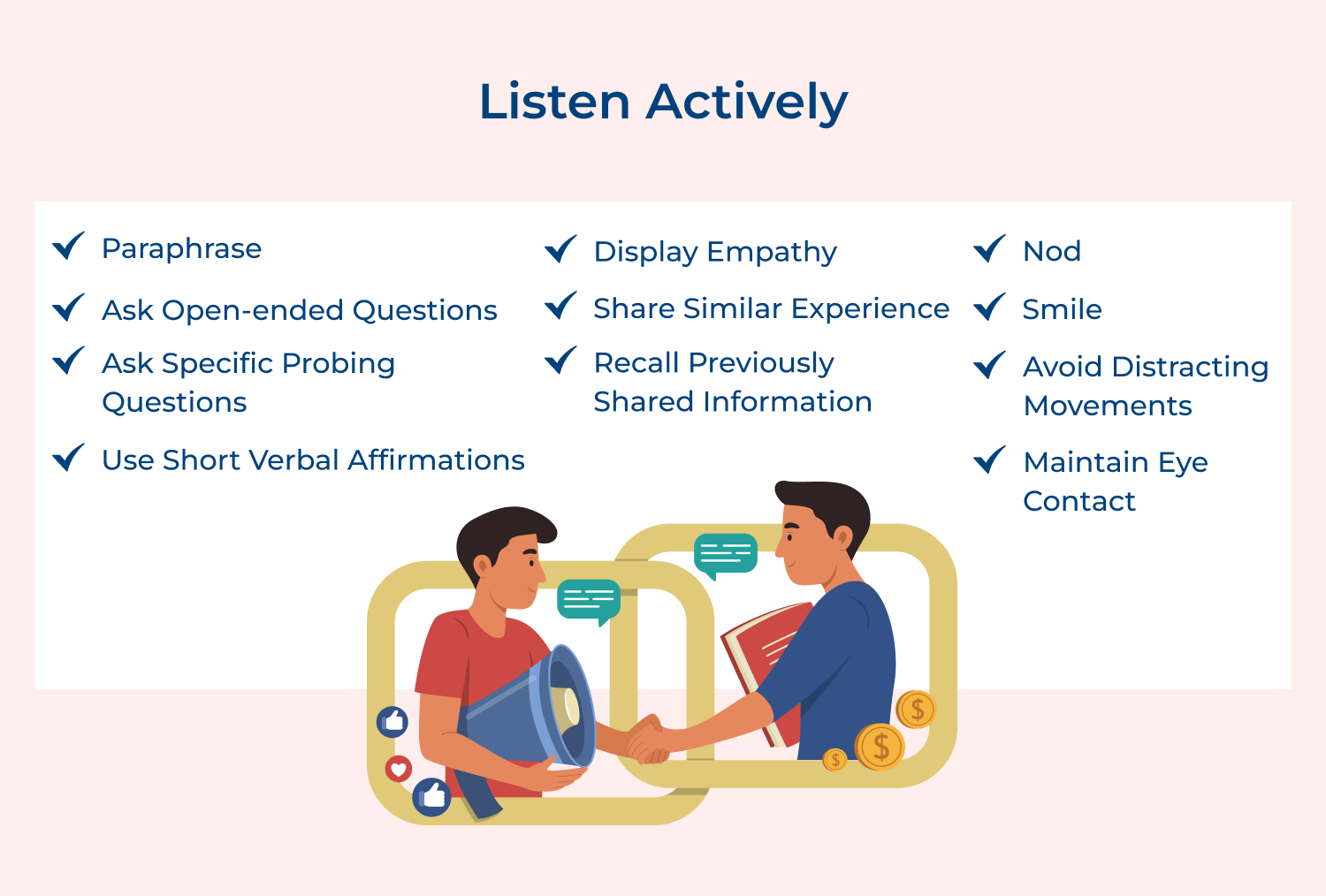 Listen actively