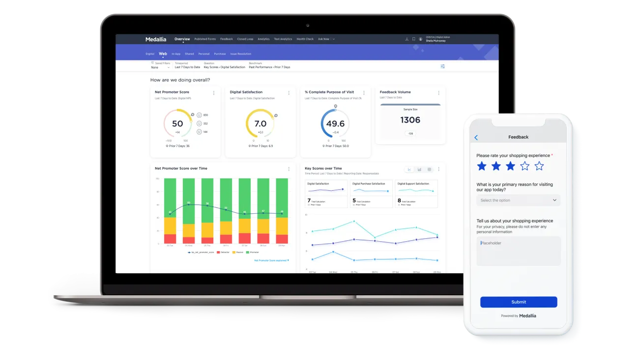 Medallia enterprise survey software