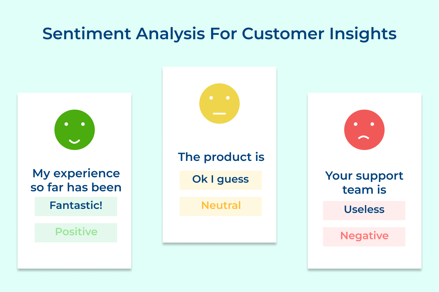 Sentiment analysis for customer insights