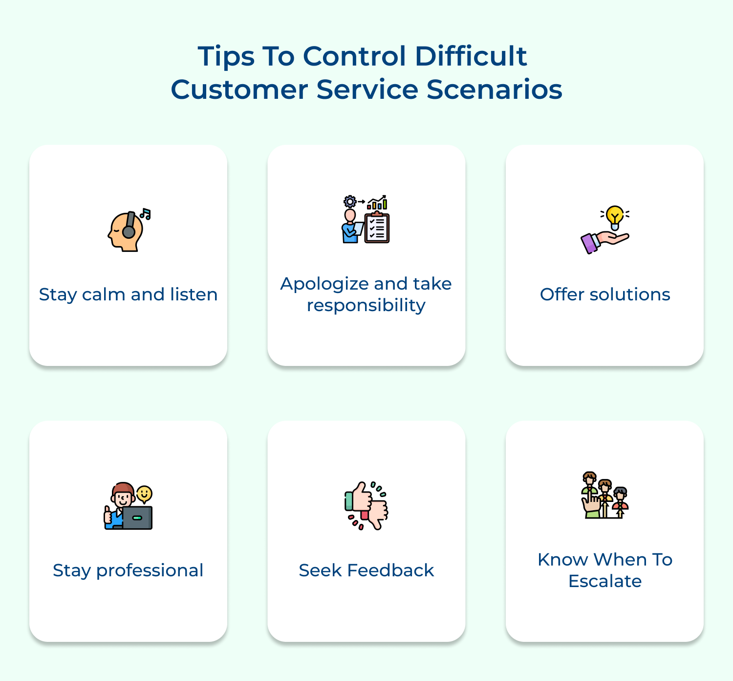 Tips to control difficult customer service scenarios