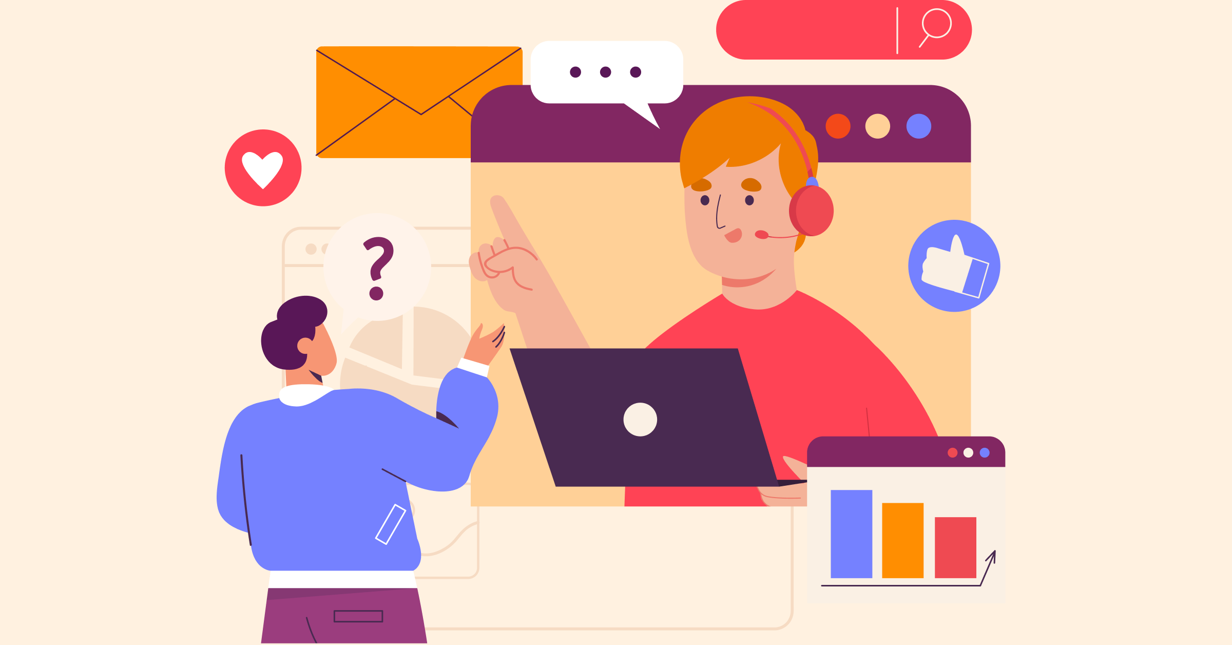 Live chat support vs. Email support