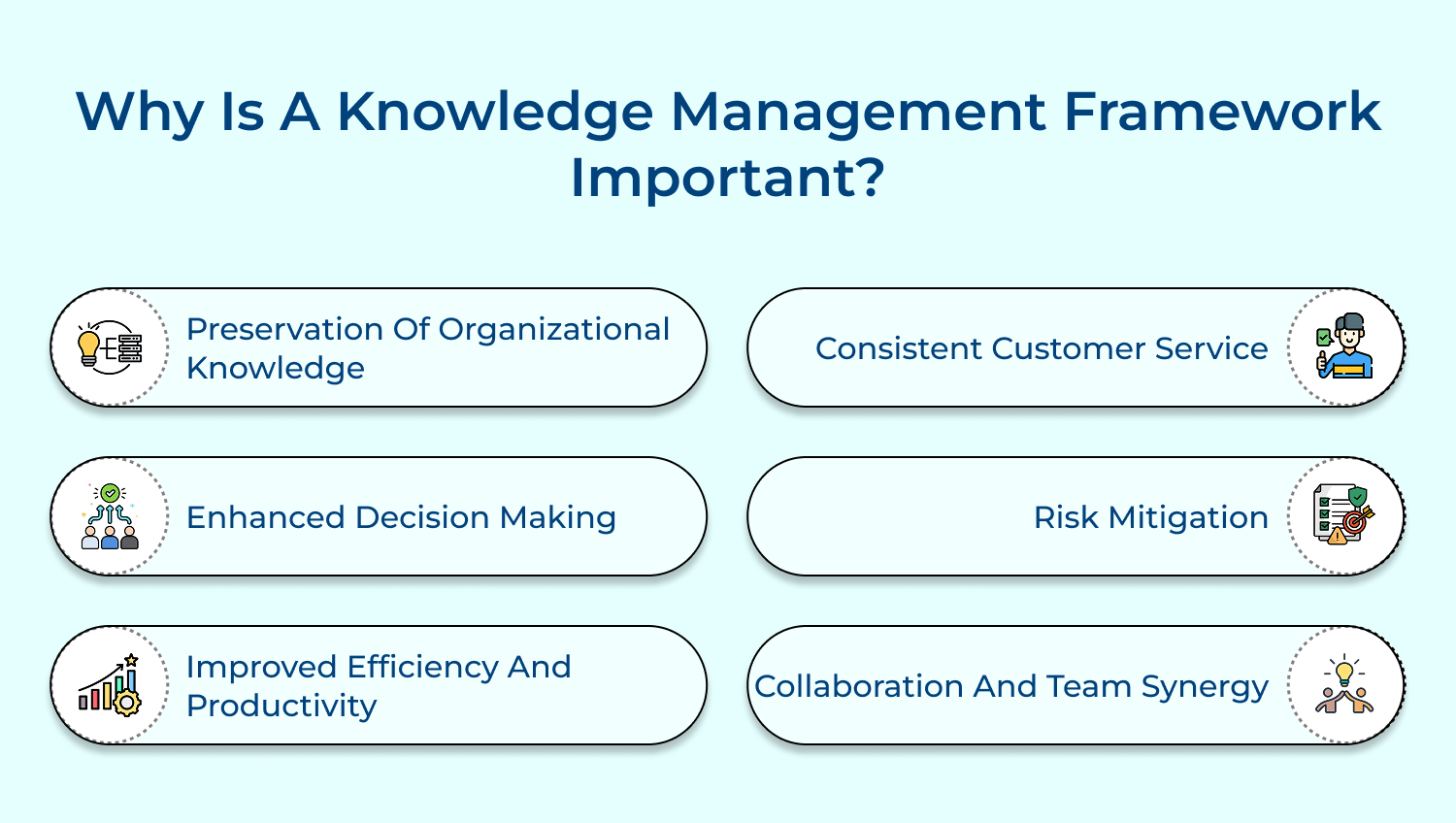 Why is a knowledge management framework important