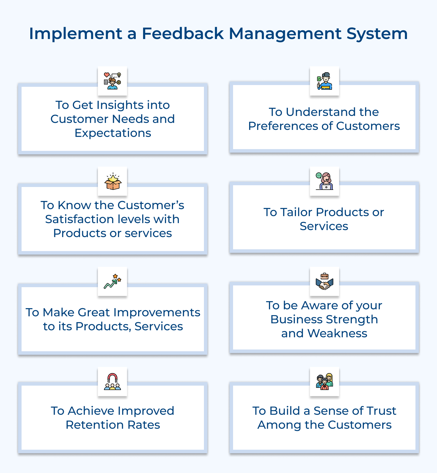 Implement a feedback management system