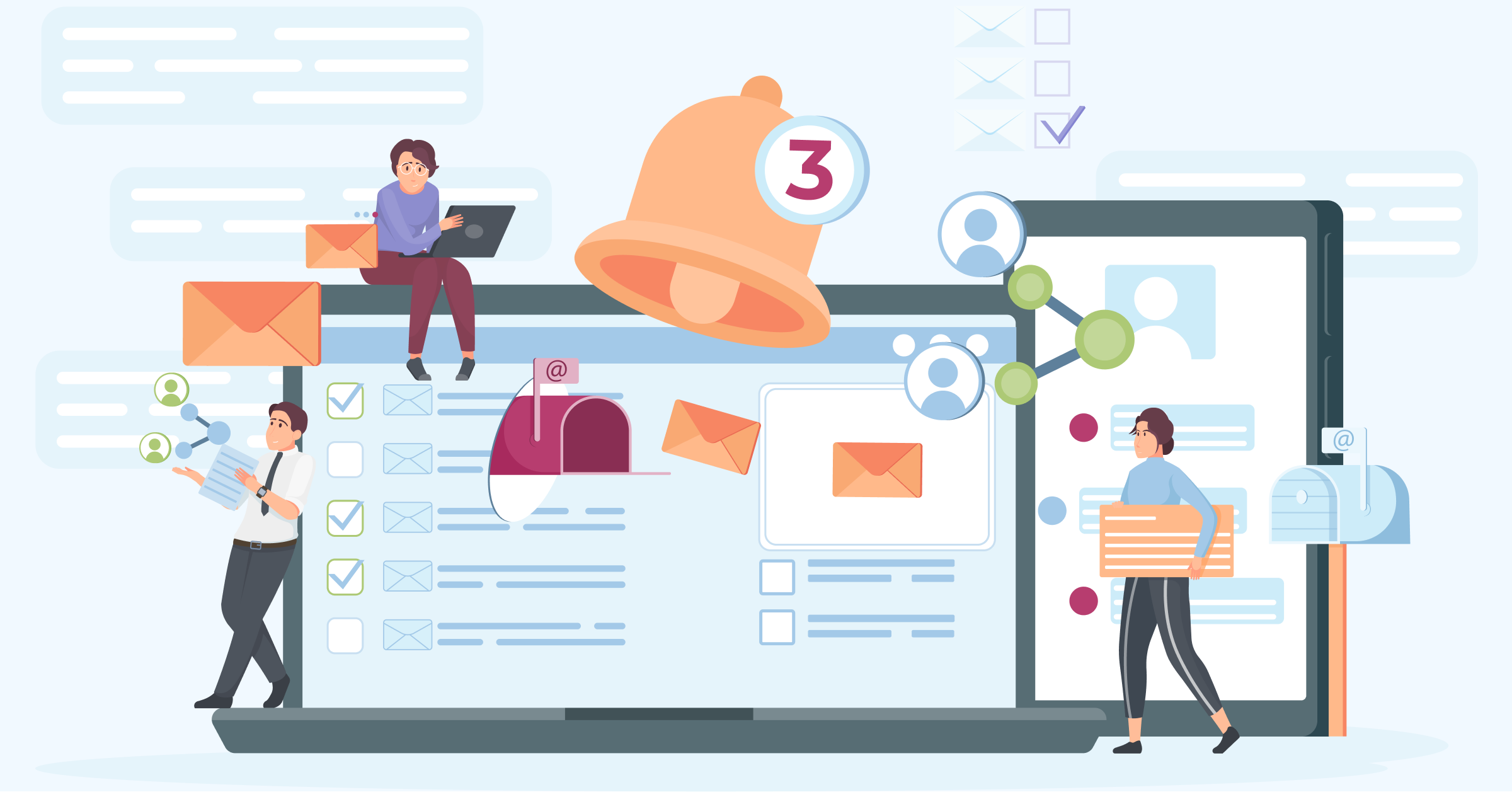 Manage multiple email accounts