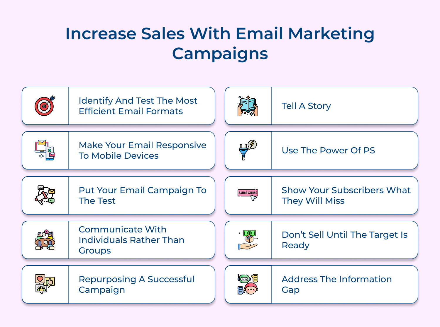 Increase sales with email marketing campaigns