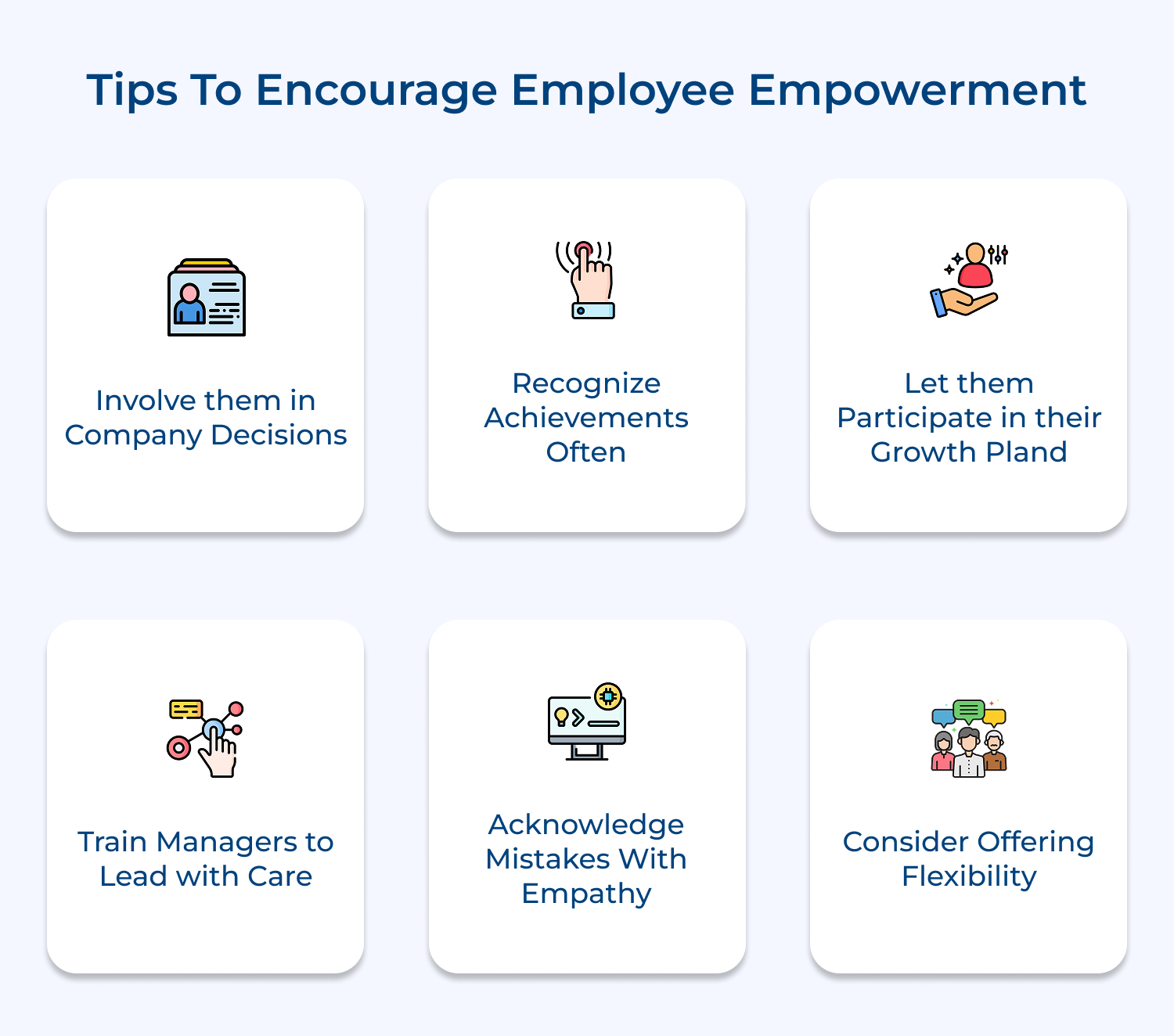 Tips to encourage employee empowerment