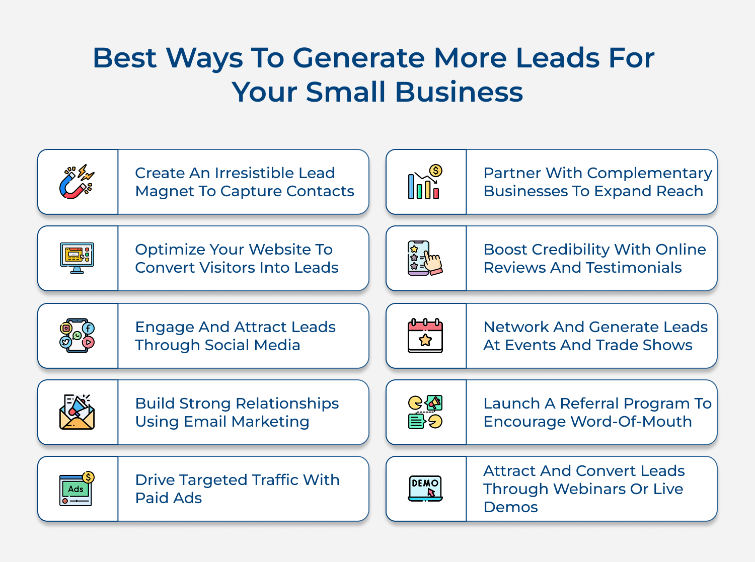 Best ways to generate more leads for your small business