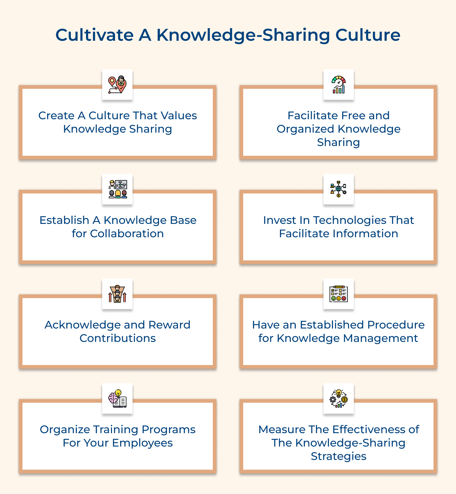 Cultivate a knowledge-sharing culture